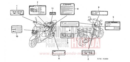 CAUTION LABEL SH1501 de 2001